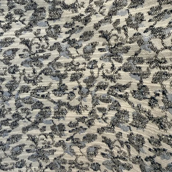 LOFT Black and White Jacquard Lined Mini Skirt - Picture 2 of 7